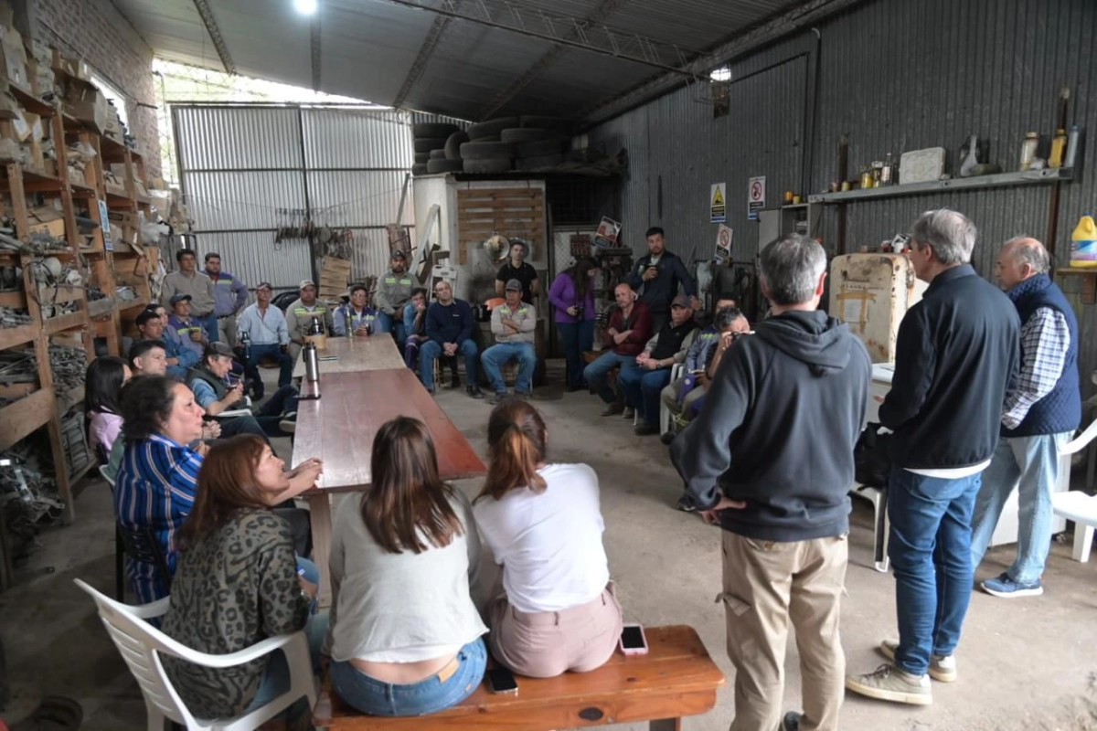 La reunión se concretó en Feliciano La reunión se concretó en Feliciano