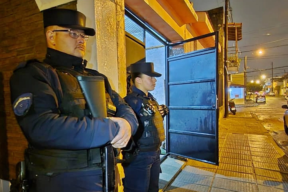 El allanamiento se concretó en un domicilio de Coldaroli y La Rioja El allanamiento se concretó en un domicilio de Coldaroli y La Rioja