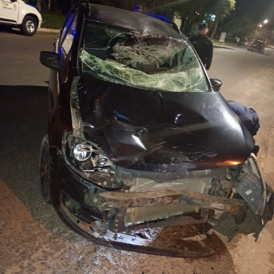 El auto era conducido por un hombre de 52 años.