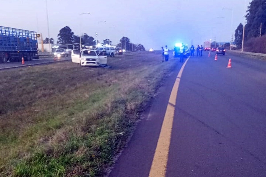 El accidente se dio sobre el kilómetro 249 de la autovía Artígas