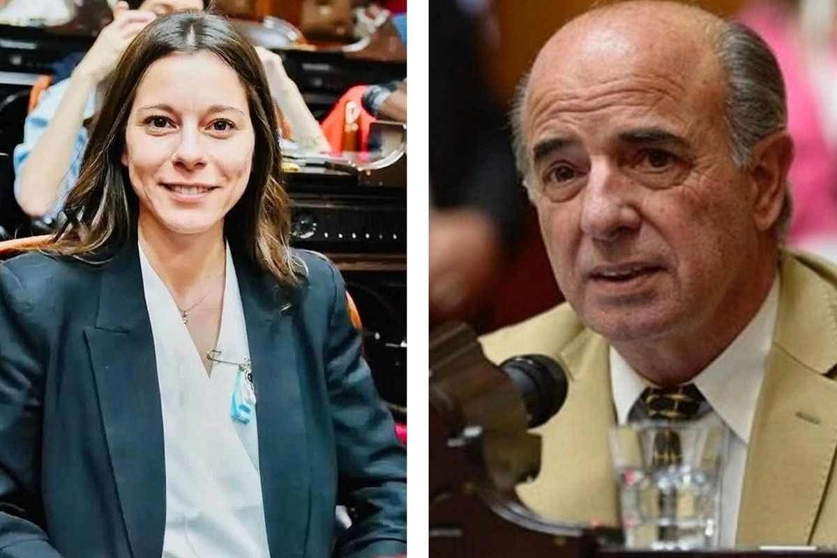 Nancy Ballejos del PRO y Beltrán Benedit de la Libertad Avanza.