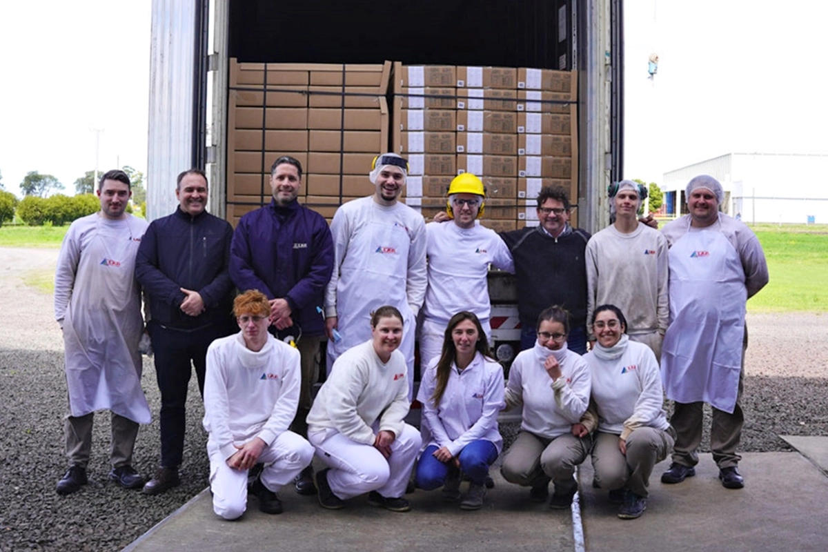 Exportación de nuez pecán.