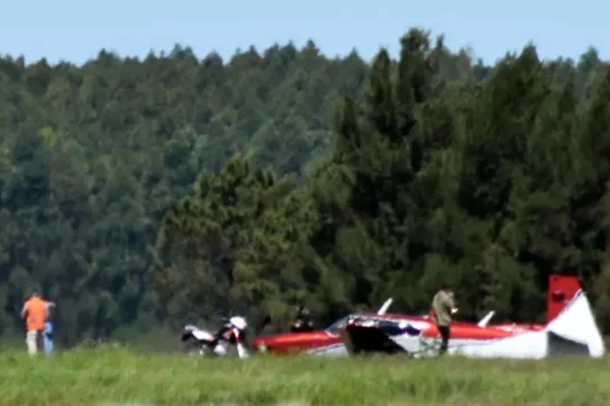 Los ocupantes de la aeronave se encuentran ilesos. Los ocupantes de la aeronave se encuentran ilesos.