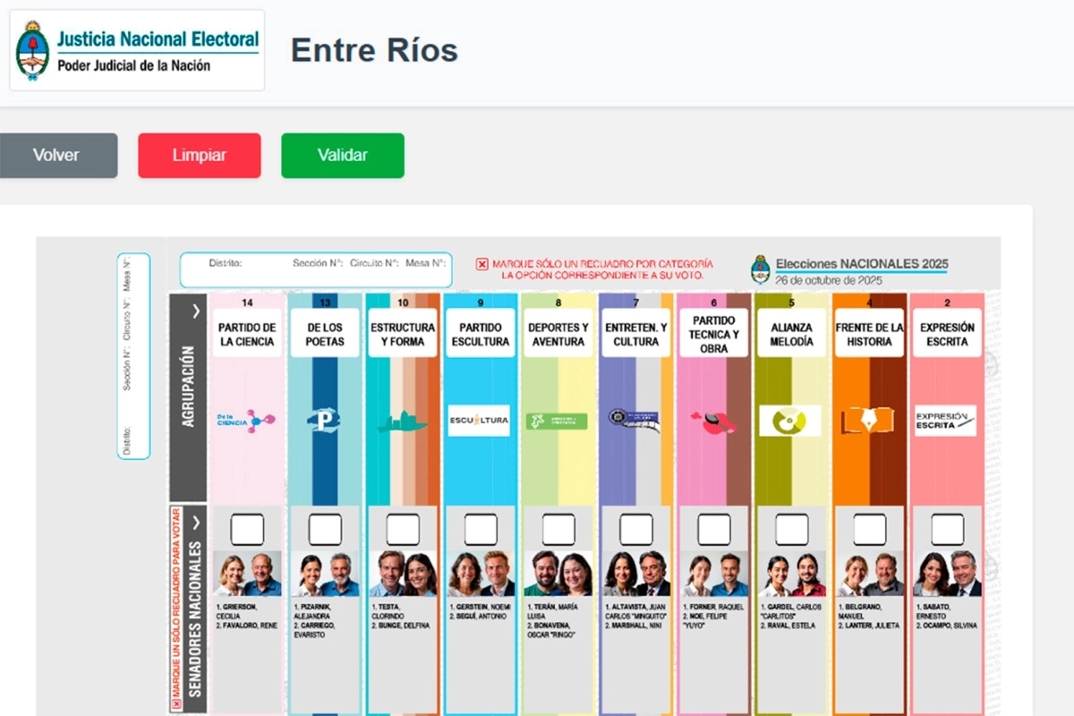 Los votantes podrán realizar un ensayo virtual de su voto de cara a las próximas elecciones. Los votantes podrán realizar un ensayo virtual de su voto de cara a las próximas elecciones.