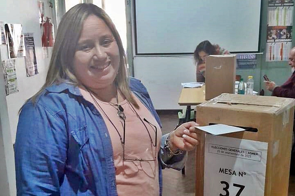 Habló la electa secretaria general de Concordia. Habló la electa secretaria general de Concordia.