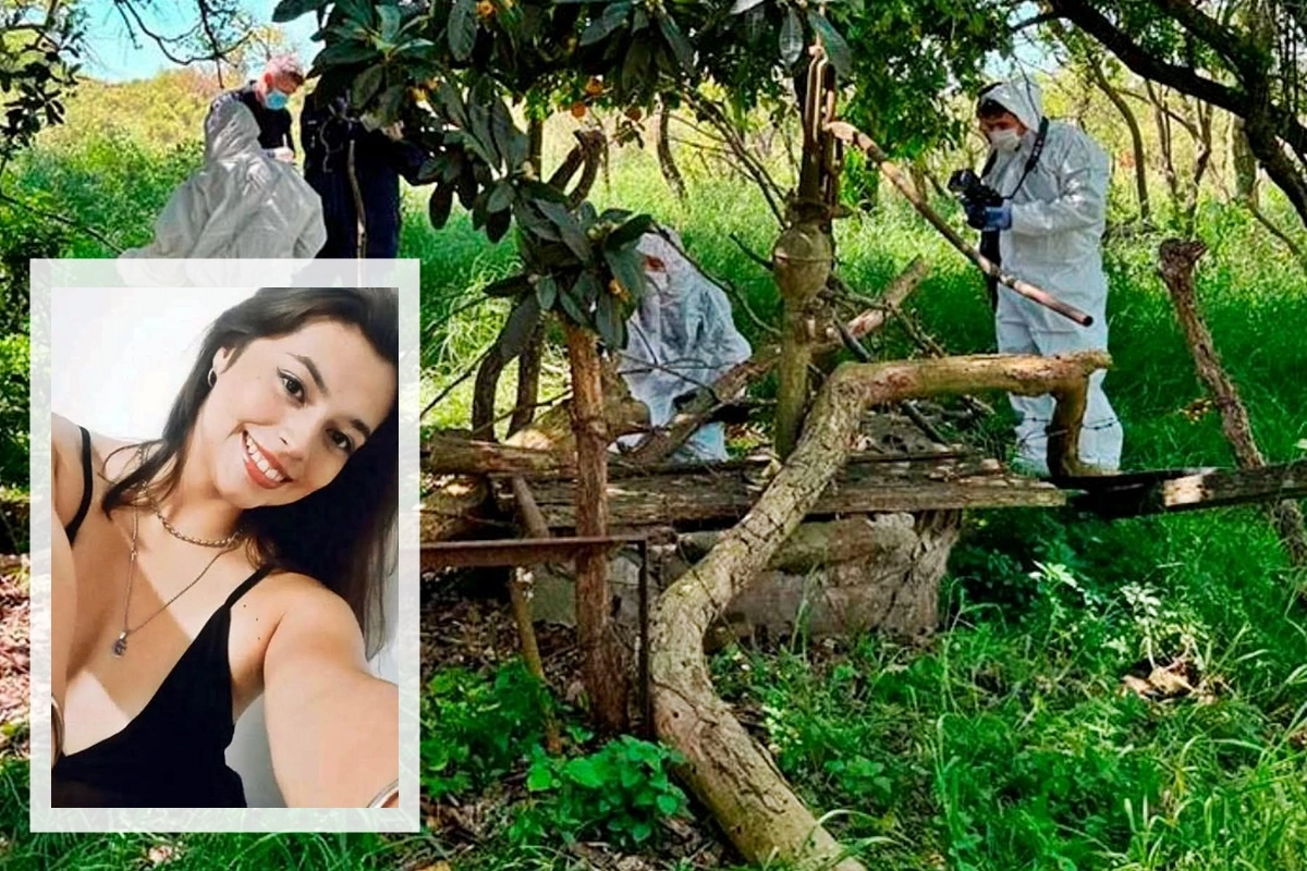 El lugar donde fue encontrado el cuerpo de la joven El lugar donde fue encontrado el cuerpo de la joven