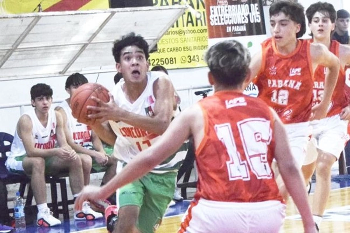 Fue tercer puesto para Concordia en el Entrerriano U15 de Básquet. Fue tercer puesto para Concordia en el Entrerriano U15 de Básquet.