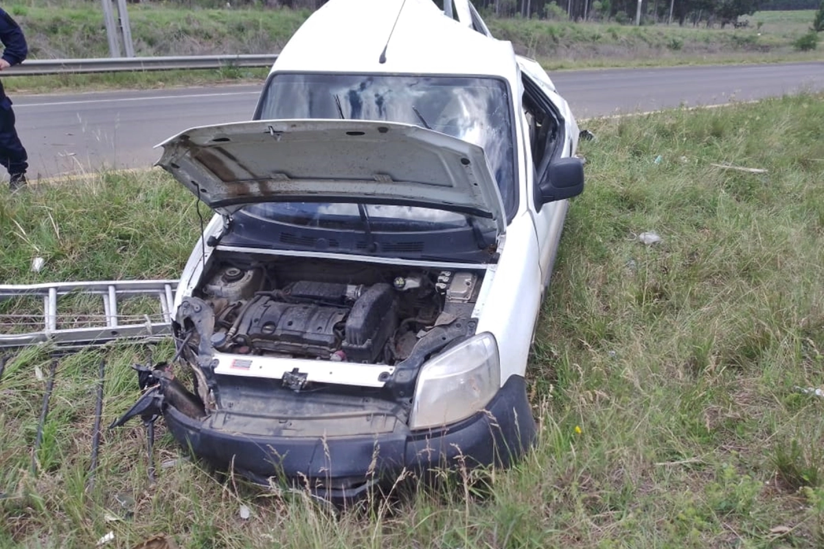 Despistó y debió ser hospitalizada.