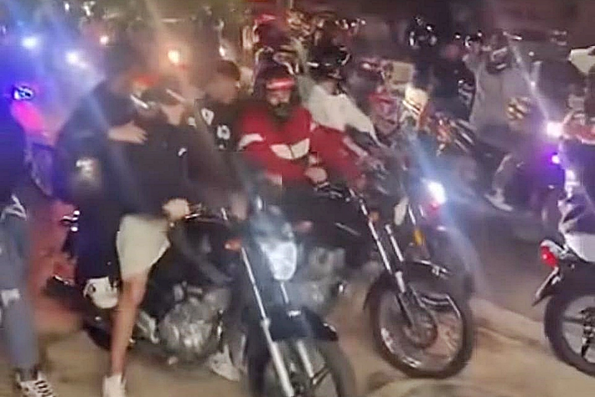 Las motos se hicieron ver y sentir en la noche del sábado