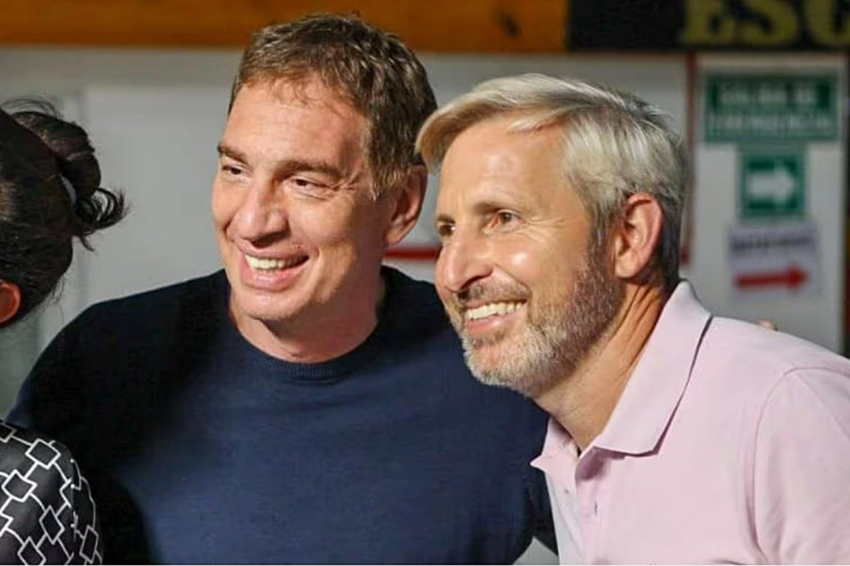 Diego Santilli y Rogelio Frigerio