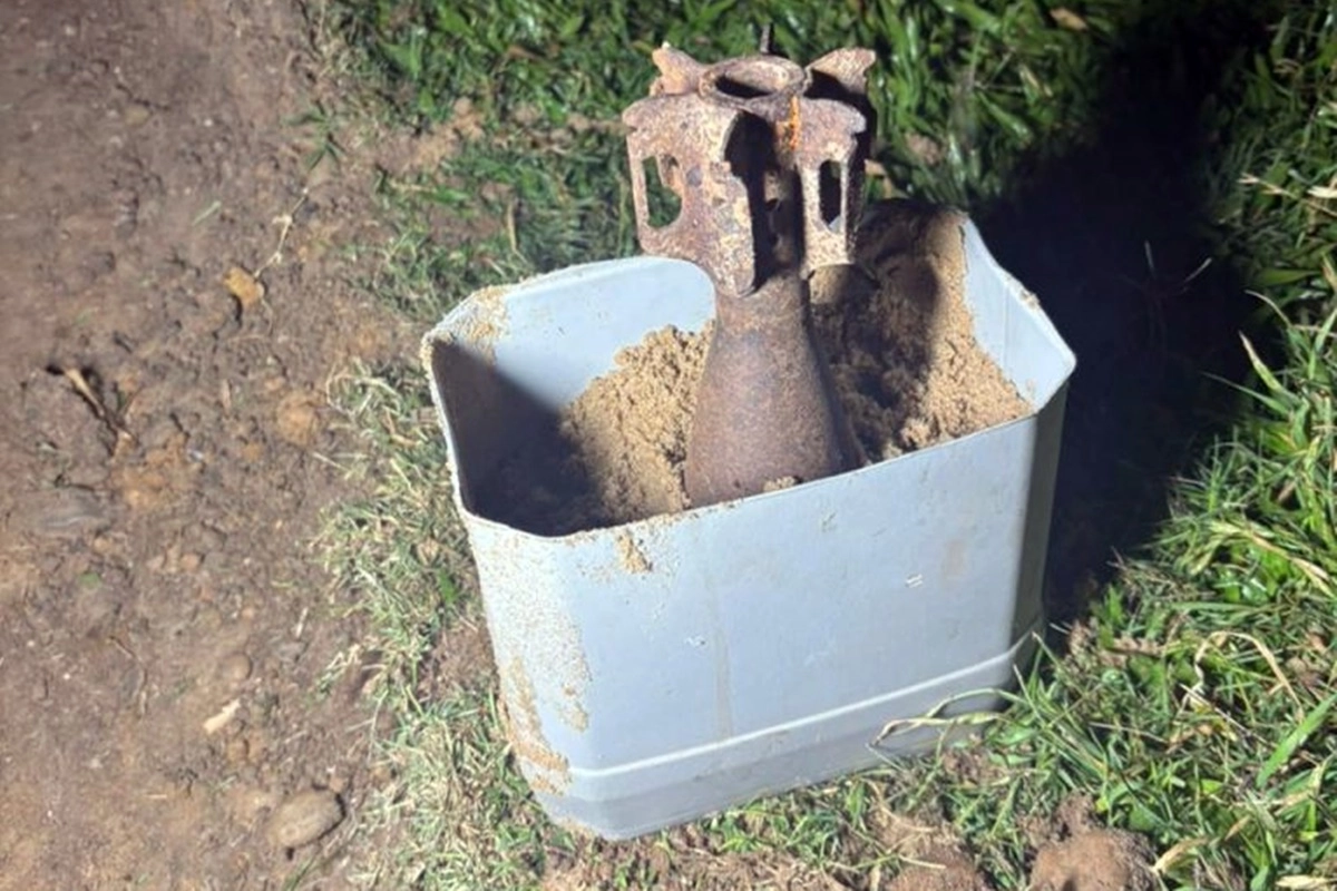 El proyectil recuperado por la fuerza policial