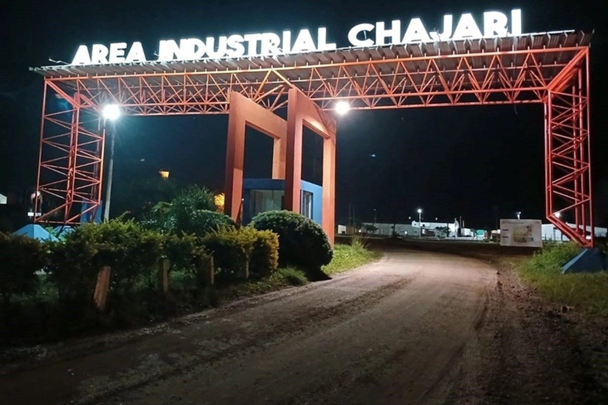 Acceso  al parque industrial de Chajarí