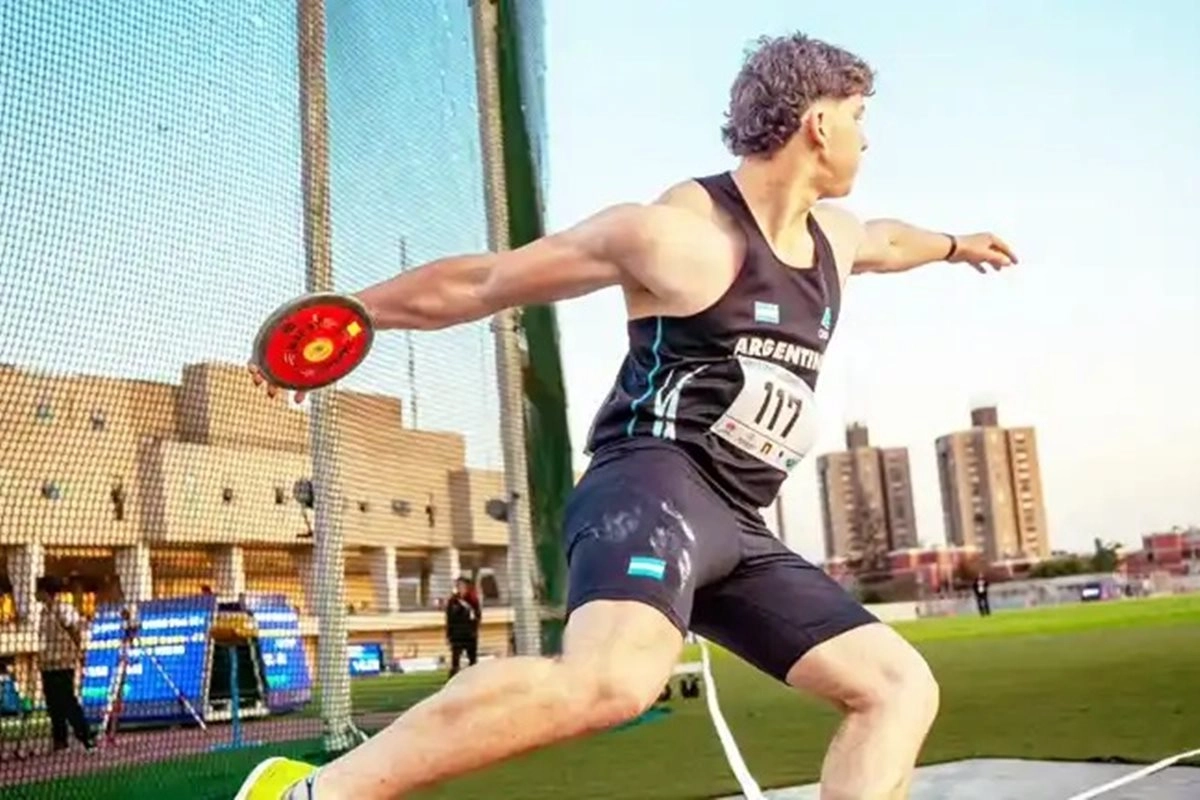 Medalla de bronce para Lucas Miño en el Sudamericano U20.