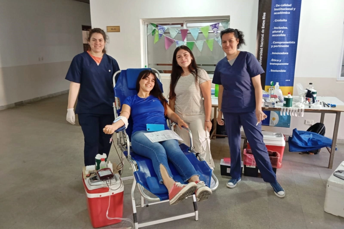 Récord de donantes en Concordia.