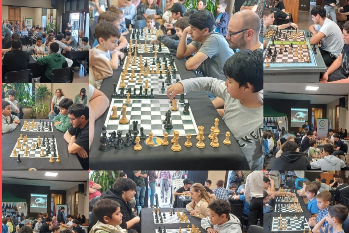 Concurrido encuentro de Ajedrez en la Biblioteca Serebrinsky