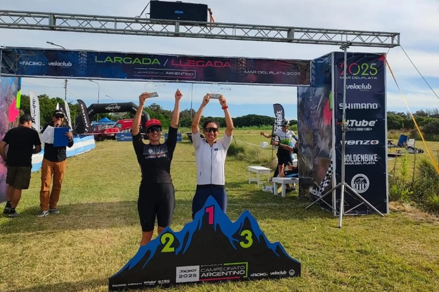 Bel&eacute;n Labriola el s&aacute;bado ganando el XCE en Mar del Plata.