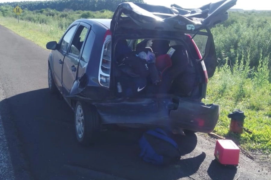 Un hombre de 44 años debi&oacute; ser trasladado al hospital.