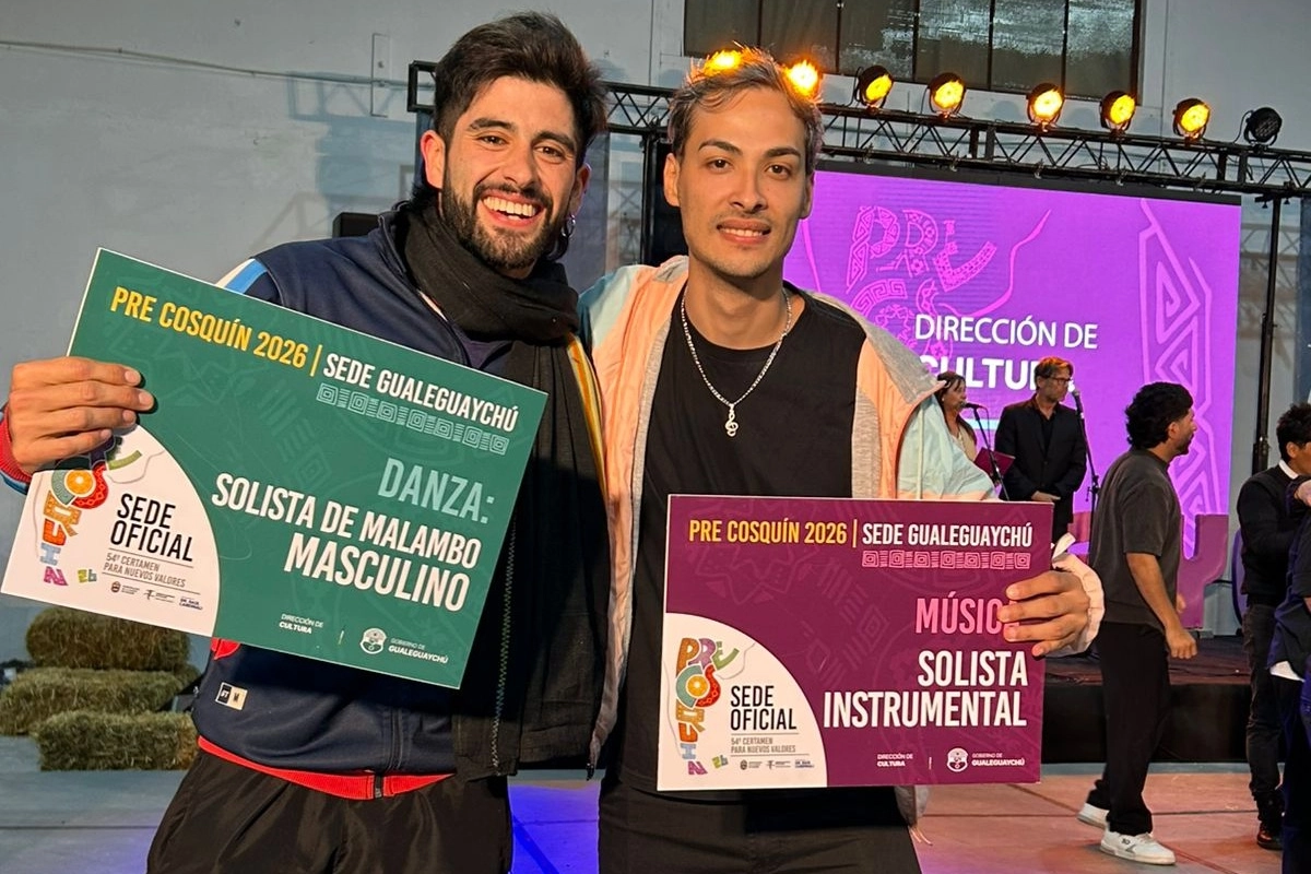 Tomás Bogado y Franco Pezzelatto representarán a Concordia.