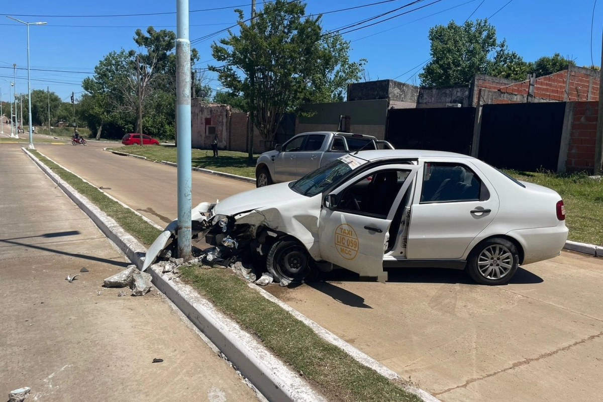 El impacto ocurrió durante este mediodía.