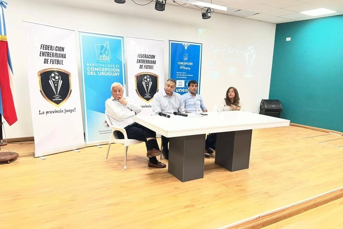 Presentación de Copa Entre Ríos en Concepción del Uruguay.