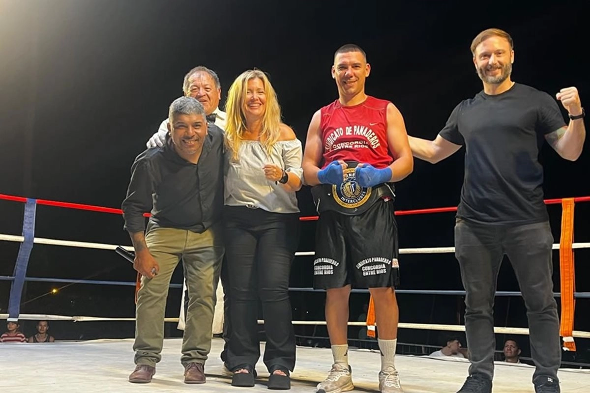 Federico "Maquinita" Borda se quedó con la velada central en La Bianca.