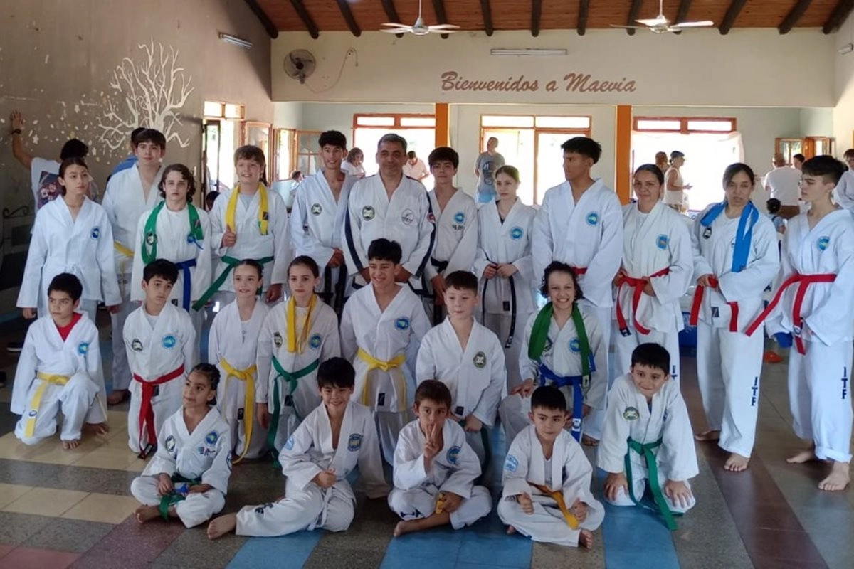 Cierre de a&ntilde;o para la Escuela de Taekwon-Do del Club Ferro.