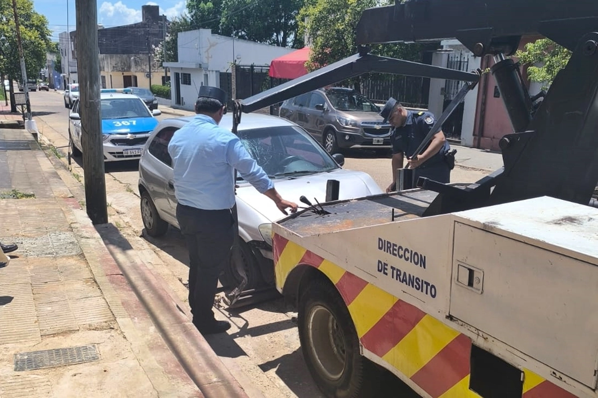 El momento en que se secuestr&oacute; el veh&iacute;culo infractor.