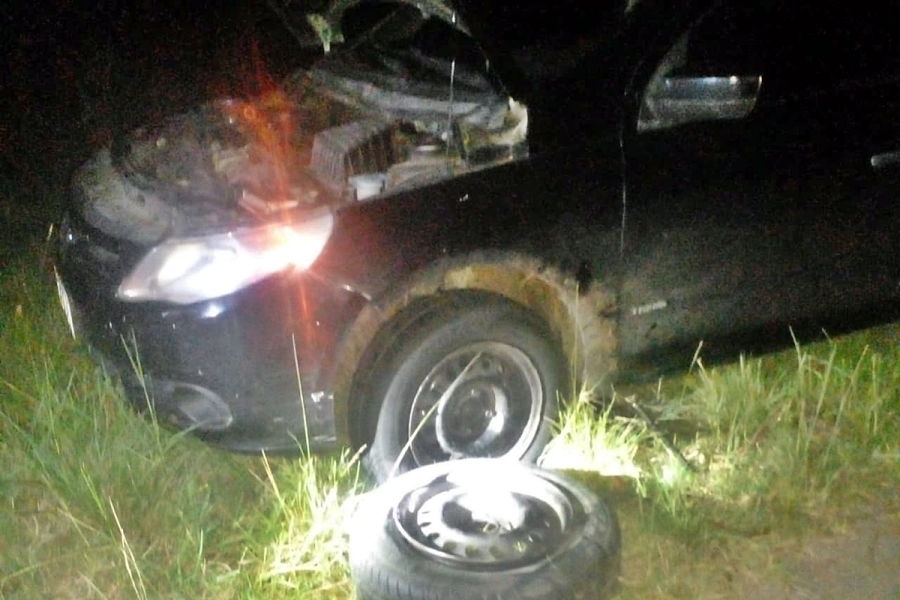 El otro rodado involucrado en el accidente.