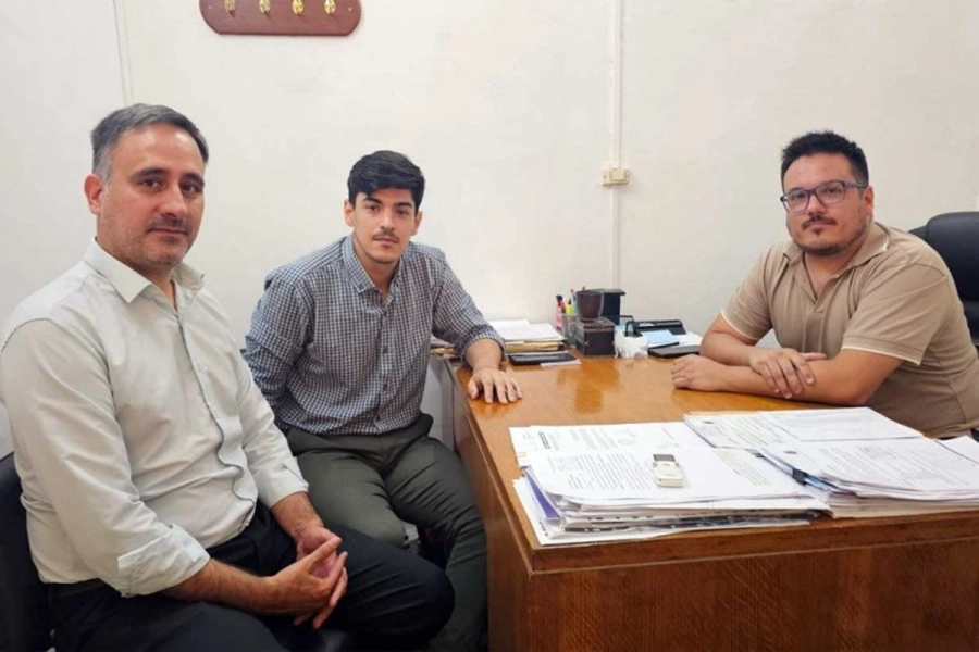 Los funcionarios que dieron las primeras precisiones sobre el hecho.