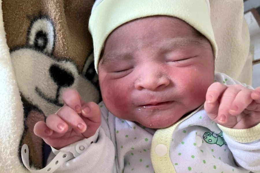 Dairon lleg&oacute; al mundo con 3.400 gramos.