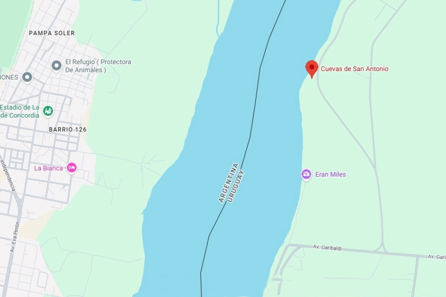 El grupo habr&iacute;a partido desde la costa concordiense.