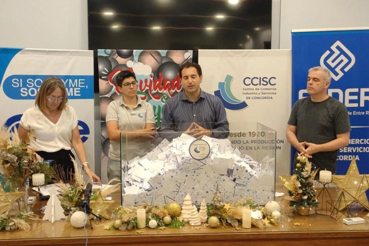 La lista de ganadores.