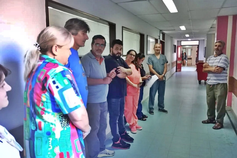 Un sector del hospital Masvernat fue "bautizado" en homenaje a un ex empleado
