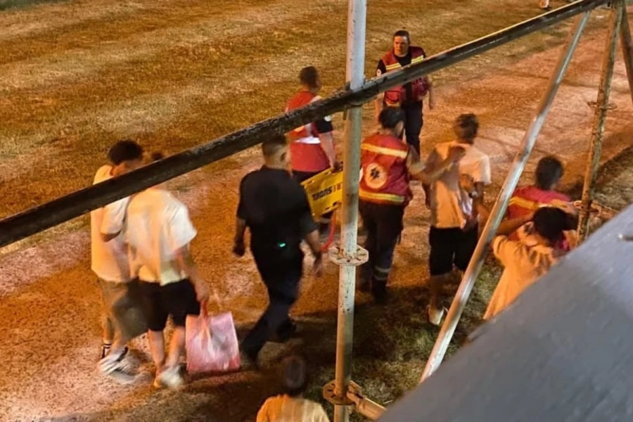 La persona fue atendida r&aacute;pidamente por emergencias.