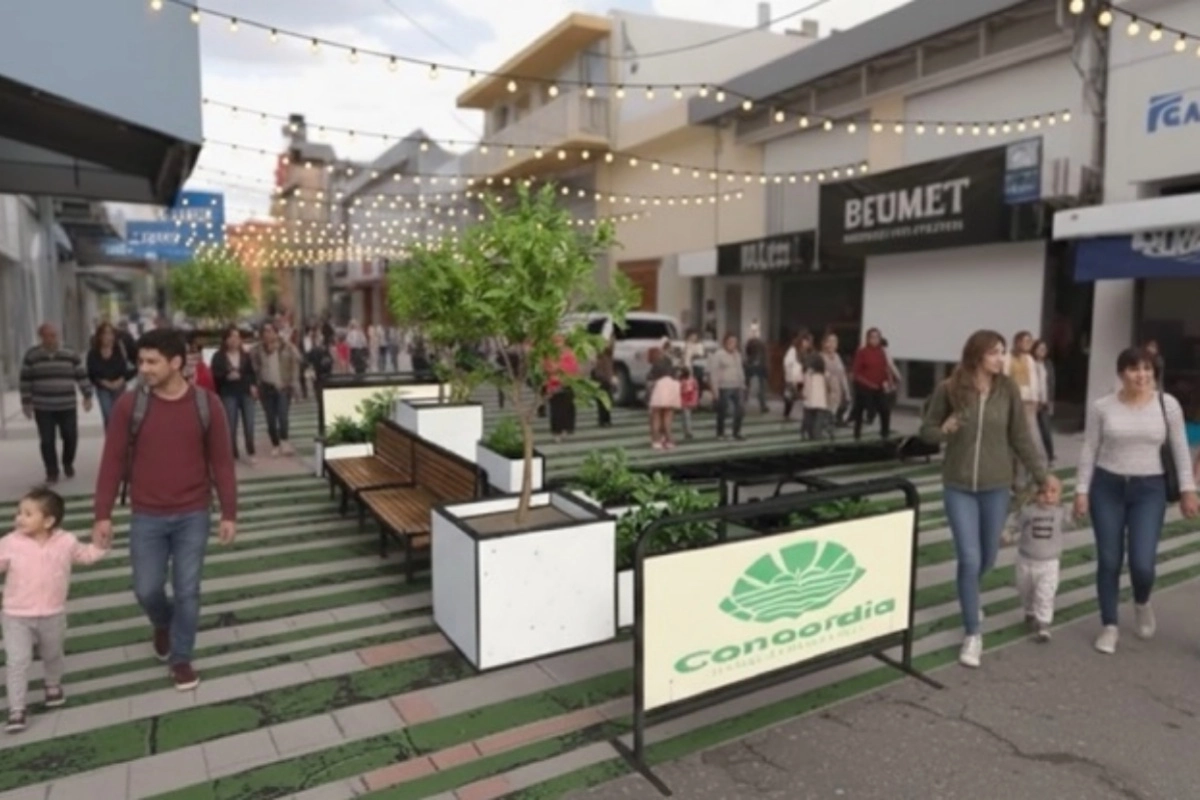 El proyecto propone extender la peatonal.