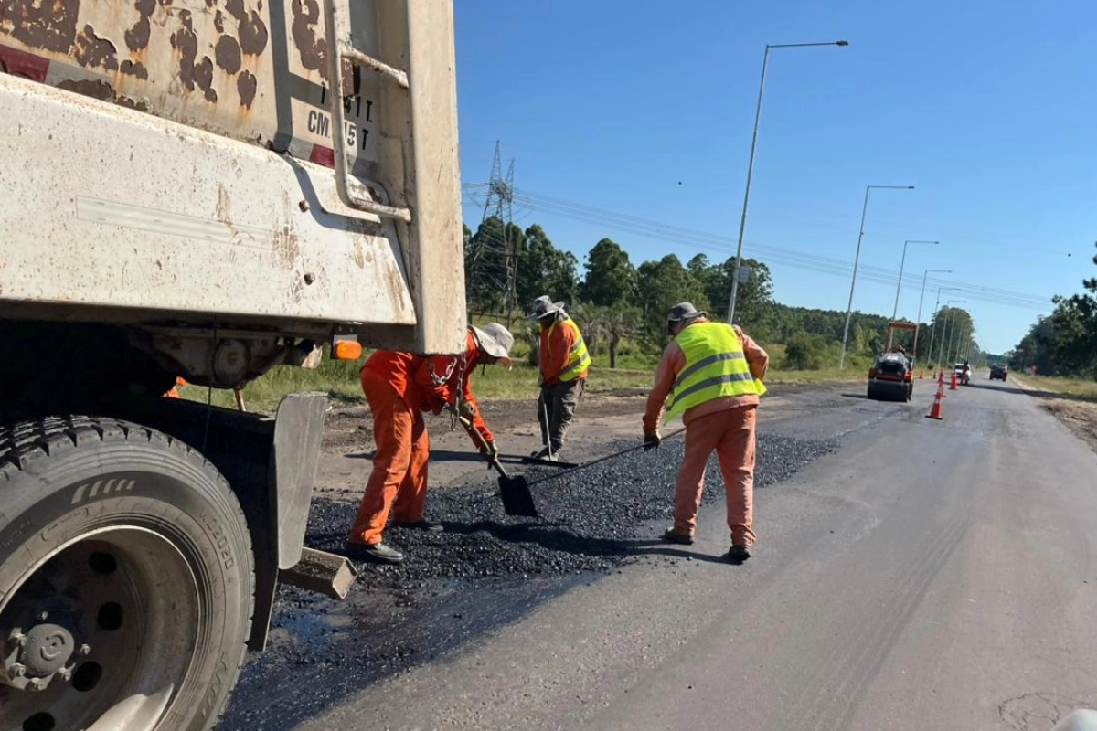 Comenzaron los trabajos sobre la Ruta 015.