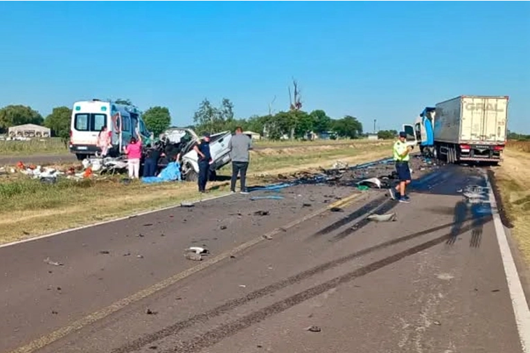 Se conocieron m&aacute;s detalles del choque fatal en la ruta 18 que dej&oacute; tres muertos