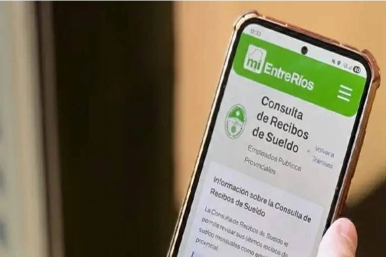 Empleados públicos deberán efectuar las consultas de recibos de sueldo en la plataforma Mi Entre Ríos