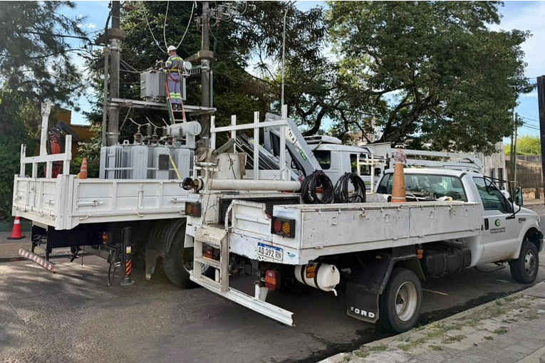 Una falla en una subestación transformadora dejó sin electricidad a un sector semicéntrico de Concordia