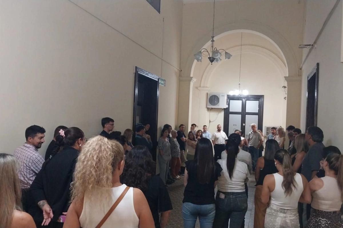 Protestas de trabajadores en Casa Gris.