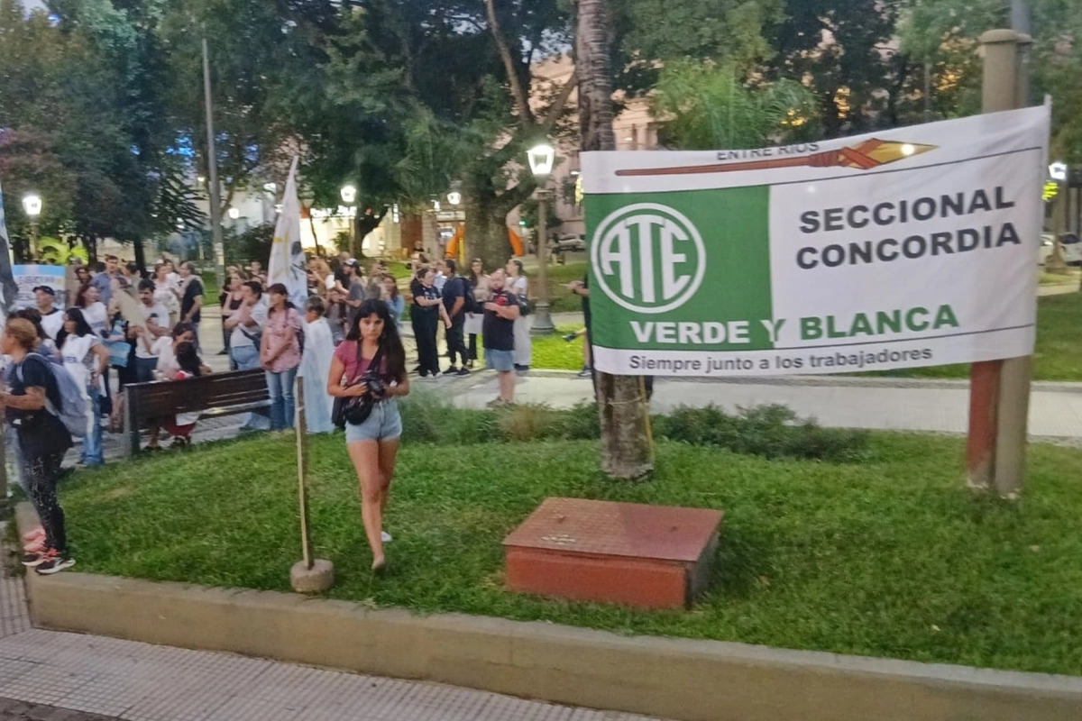 En Concordia se replic&oacute; la protesta contra la reforma laboral