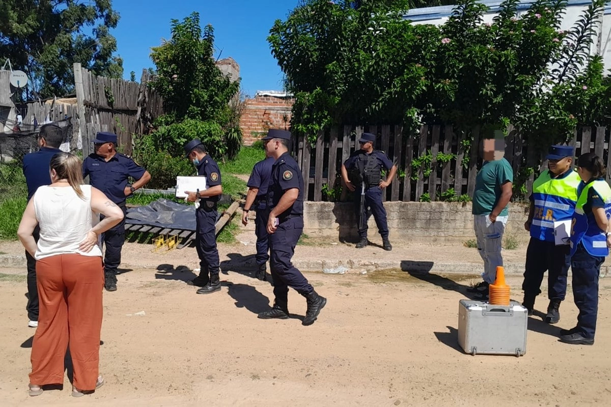 El frente de la vivienda donde ocurrió el dantesco hecho. El frente de la vivienda donde ocurrió el dantesco hecho.
