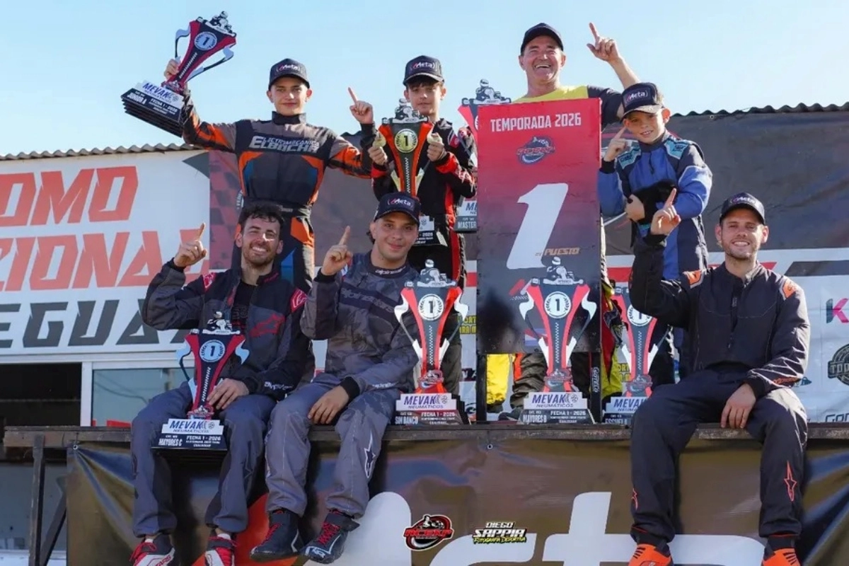 El "Gur&iacute;" Martinez protagonista del karting entrerriano.