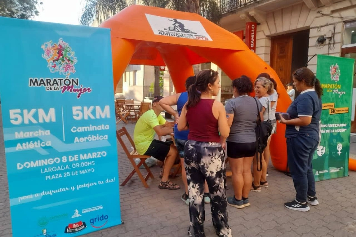 &Uacute;ltimo d&iacute;a para inscribirse en forma presencial en la Marat&oacute;n de la Mujer.