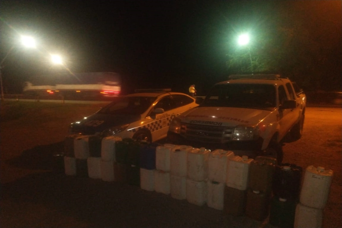 Multa por el transporte irregular.