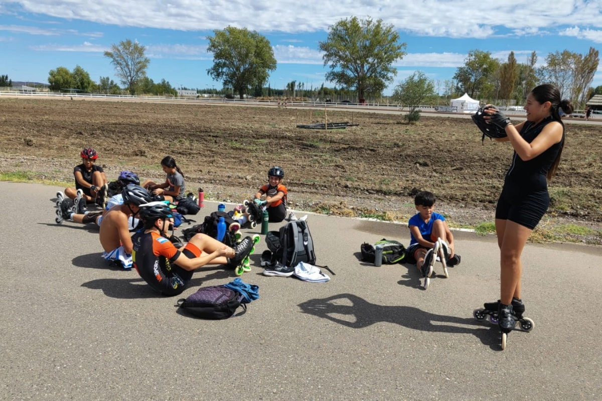 Patinadores concordienses participaron de la competencia.