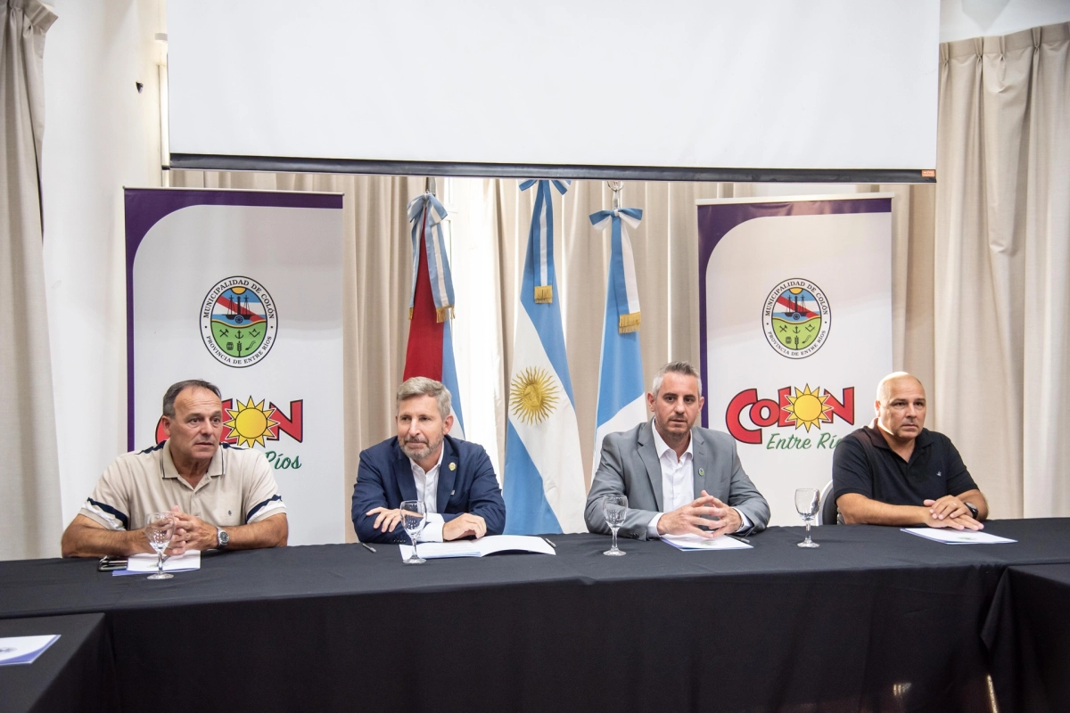 Frigerio estuvo este lunes en Col&oacute;n