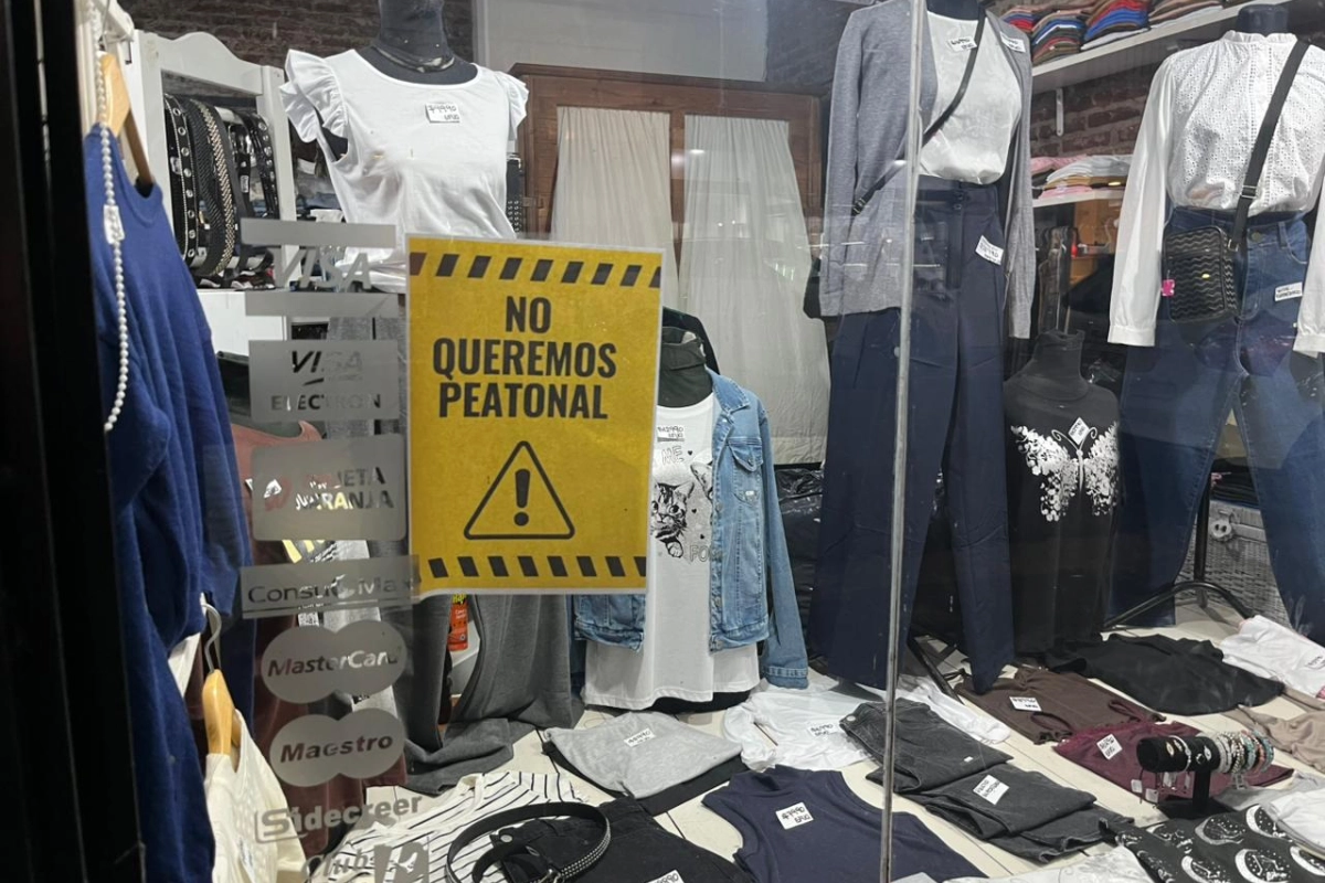 Son varios los comerciantes que se oponen a extender la Peatonal.