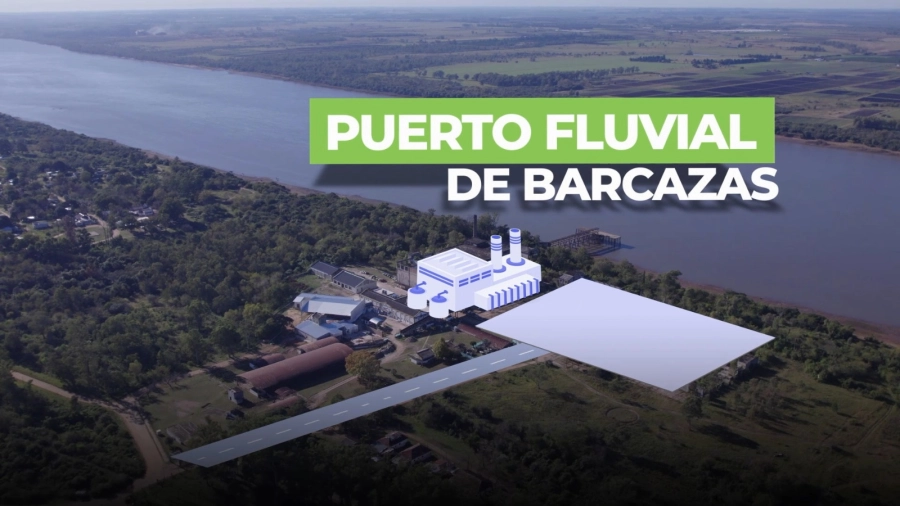 El proyecto considera el puerto fluvial de barcazas como la tercera etapa del paquete.