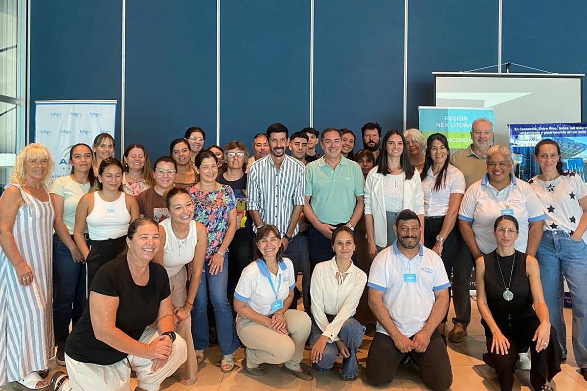 El curso se dict&oacute; en la sede del hotel Palmar de Concordia